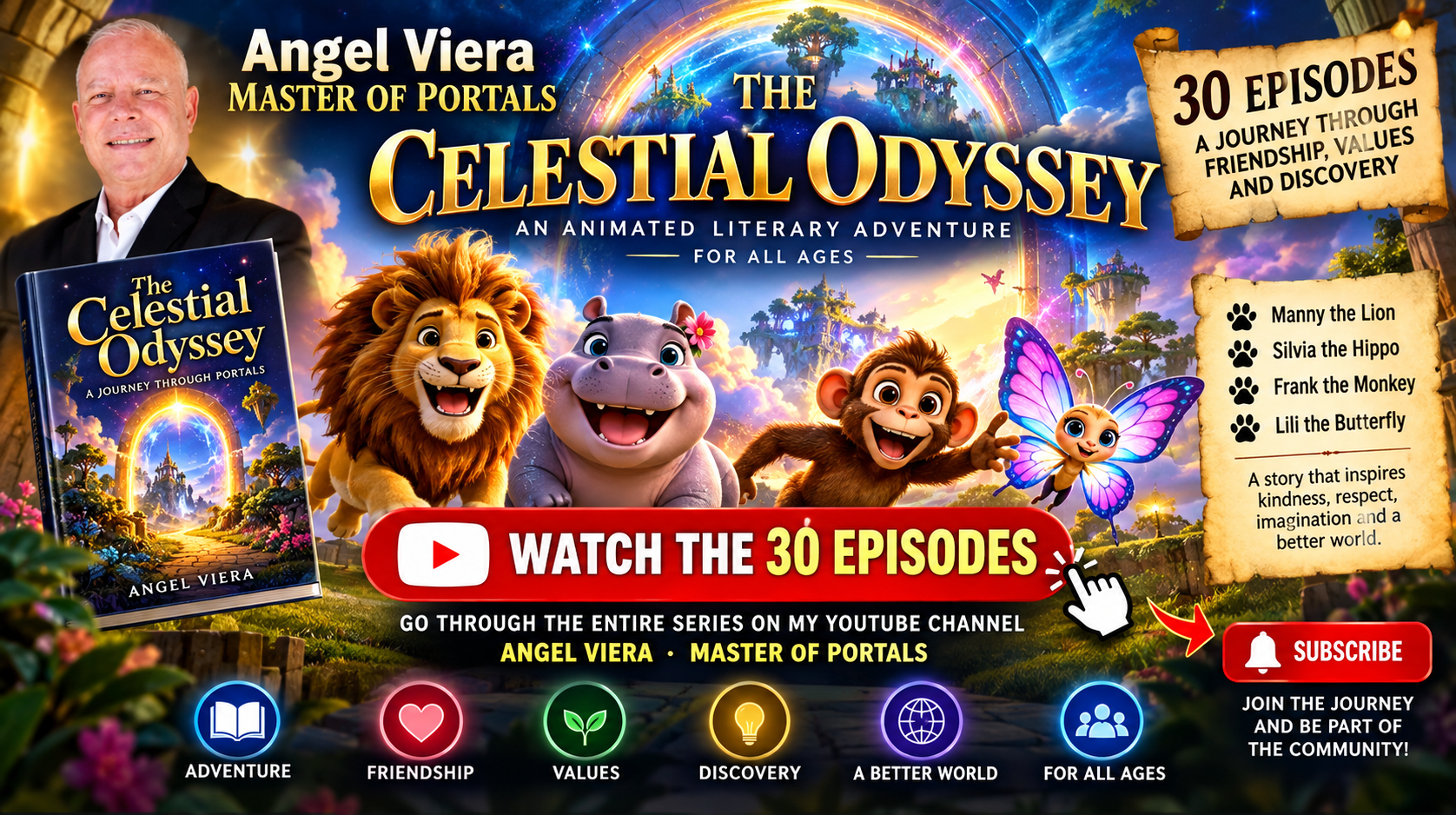 The Celestial Odyssey — 30 episodes on the Angel Viera YouTube channel