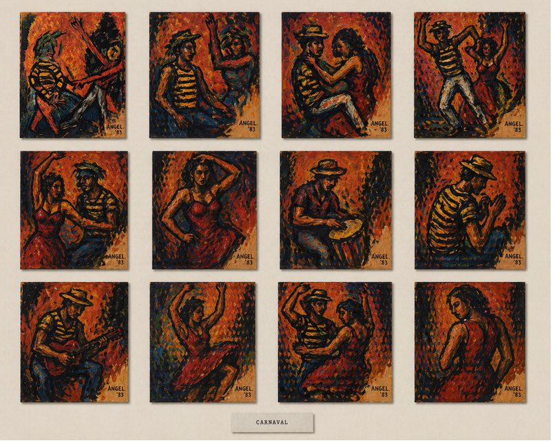 Carnaval, óleo, 1983