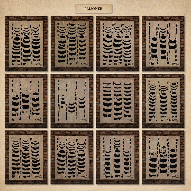 Prisoner, técnica mixta, 1985-88